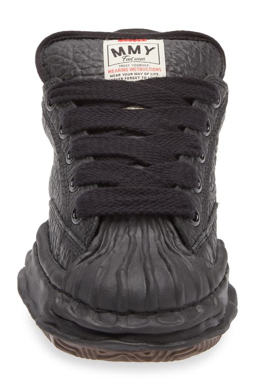 Miharayasuhiro Maison Mihara Yasuhiro Blakey Og Sole Leather Sneaker In Black