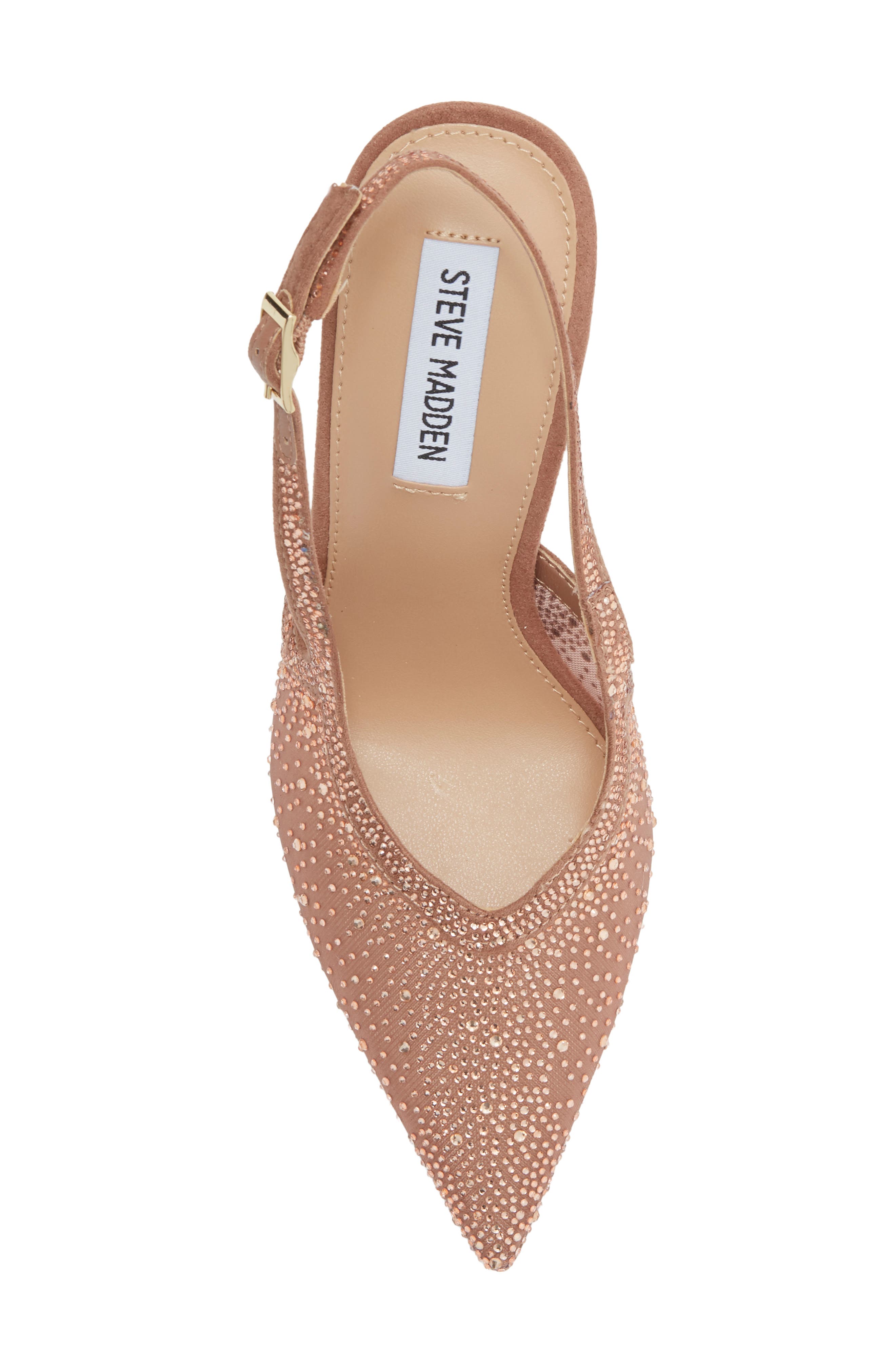 Beverlie Pointed Toe Slingback Pump, Alternate, color, MOCHA