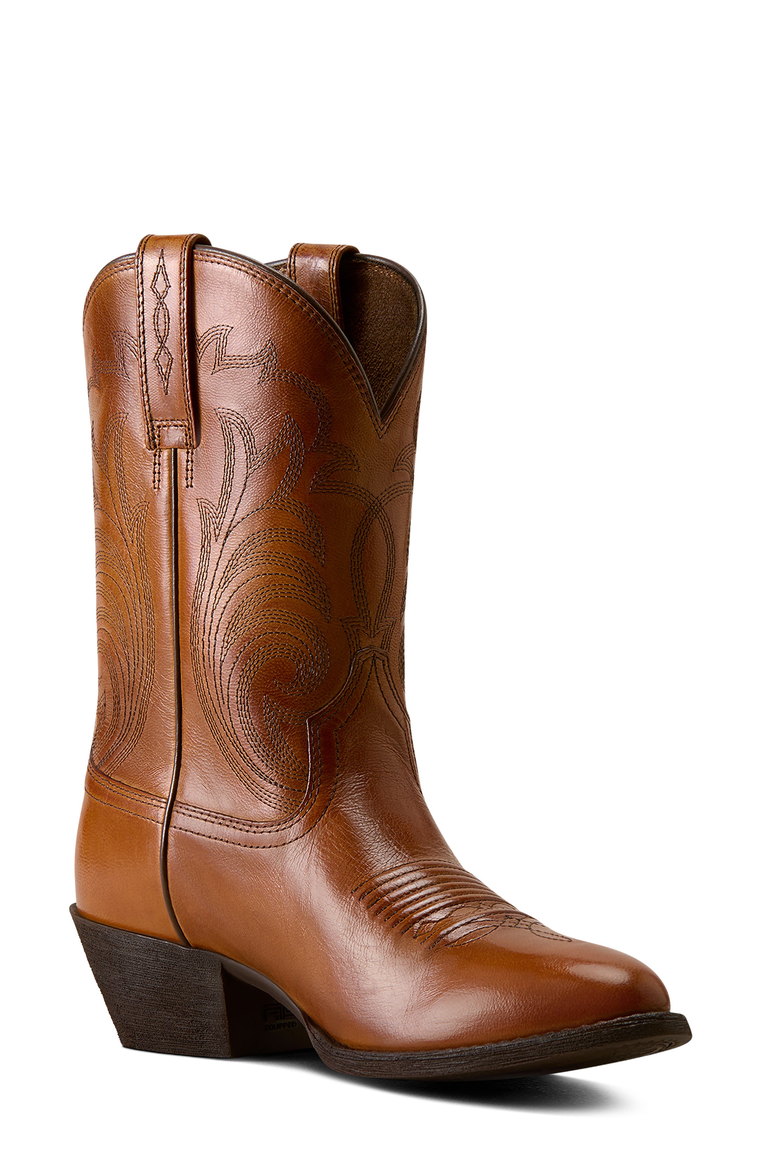 Heritage Western Boot, Main, color, DRESSY COGNAC