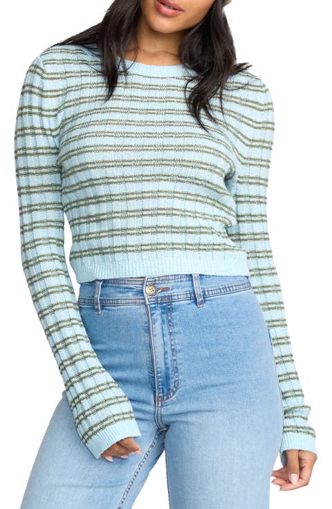 Clare Rib Crop Sweater