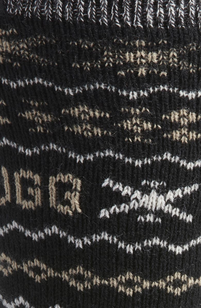 UGG<sup>®</sup> Keavy Cozy Crew Socks, Alternate, color, Black Multi Uggisle