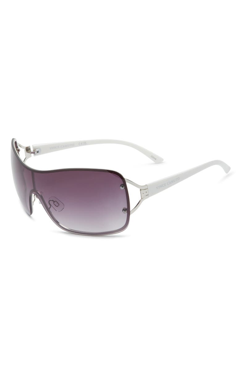 Vince Camuto 136mm Gradient Shield Sunglasses, Alternate, color, 