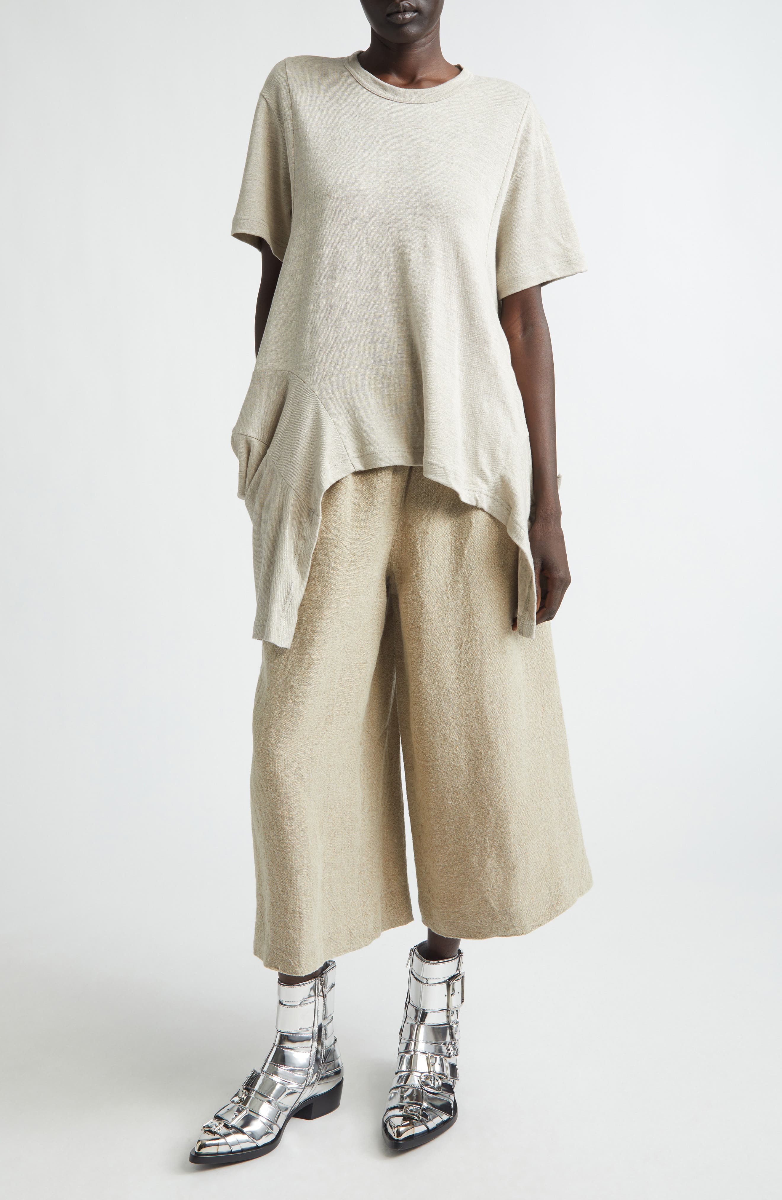 Thick Linen Jersey T-Shirt - image 2