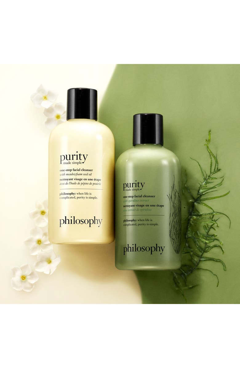 philosophy purity one-step facial cleanser with spirulina, Alternate, color, 