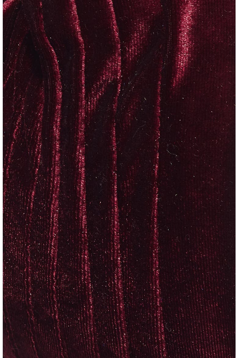 Velvet Turban, Alternate, color, WINE