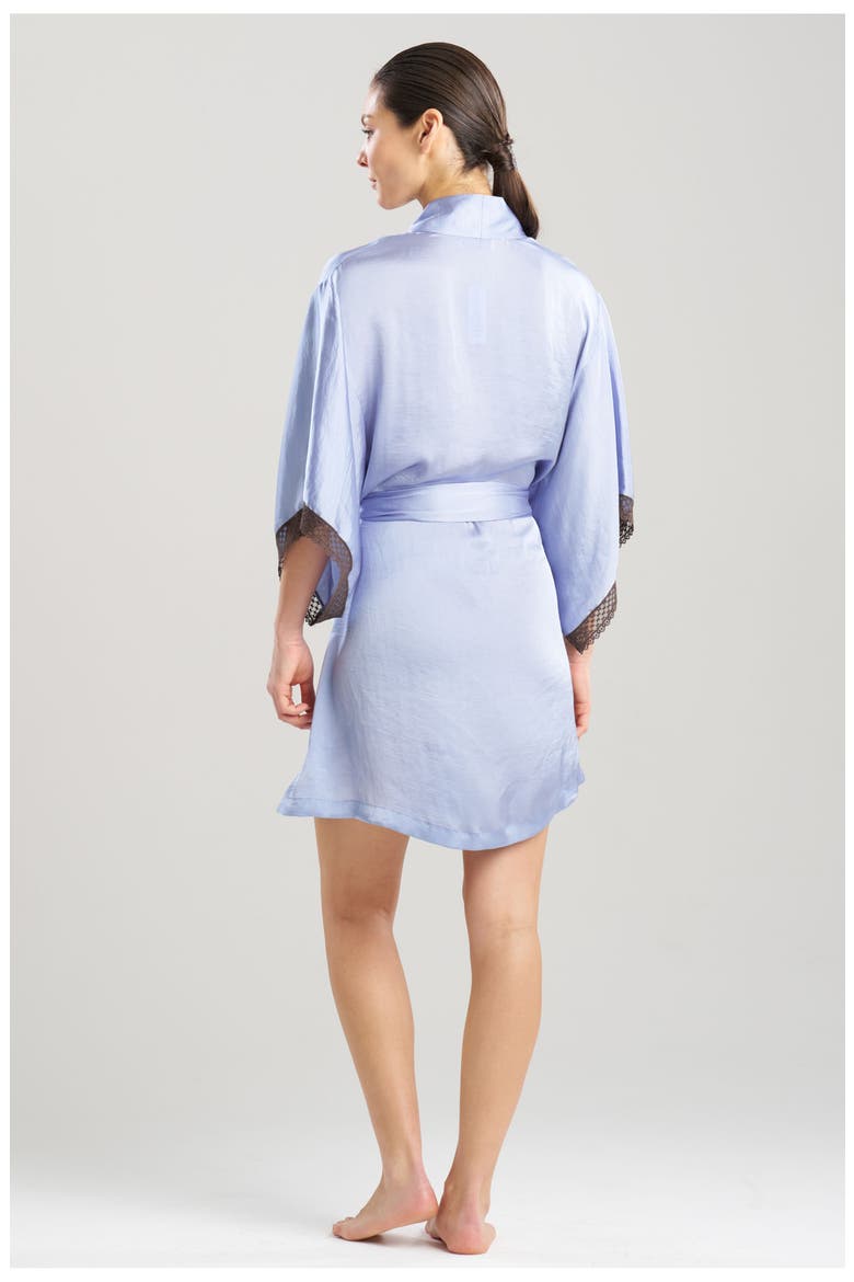 Ashley Icon Wrap with Lace, Alternate, color, French Blue