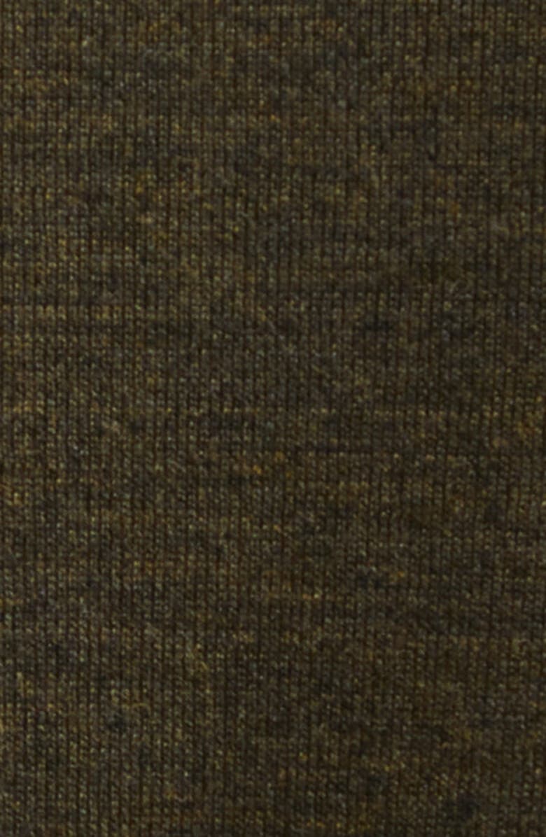 Thom Browne Relaxed Fit 4-Bar Short Sleeve Virgin Wool Blend Turtleneck Sweater, Alternate, color,