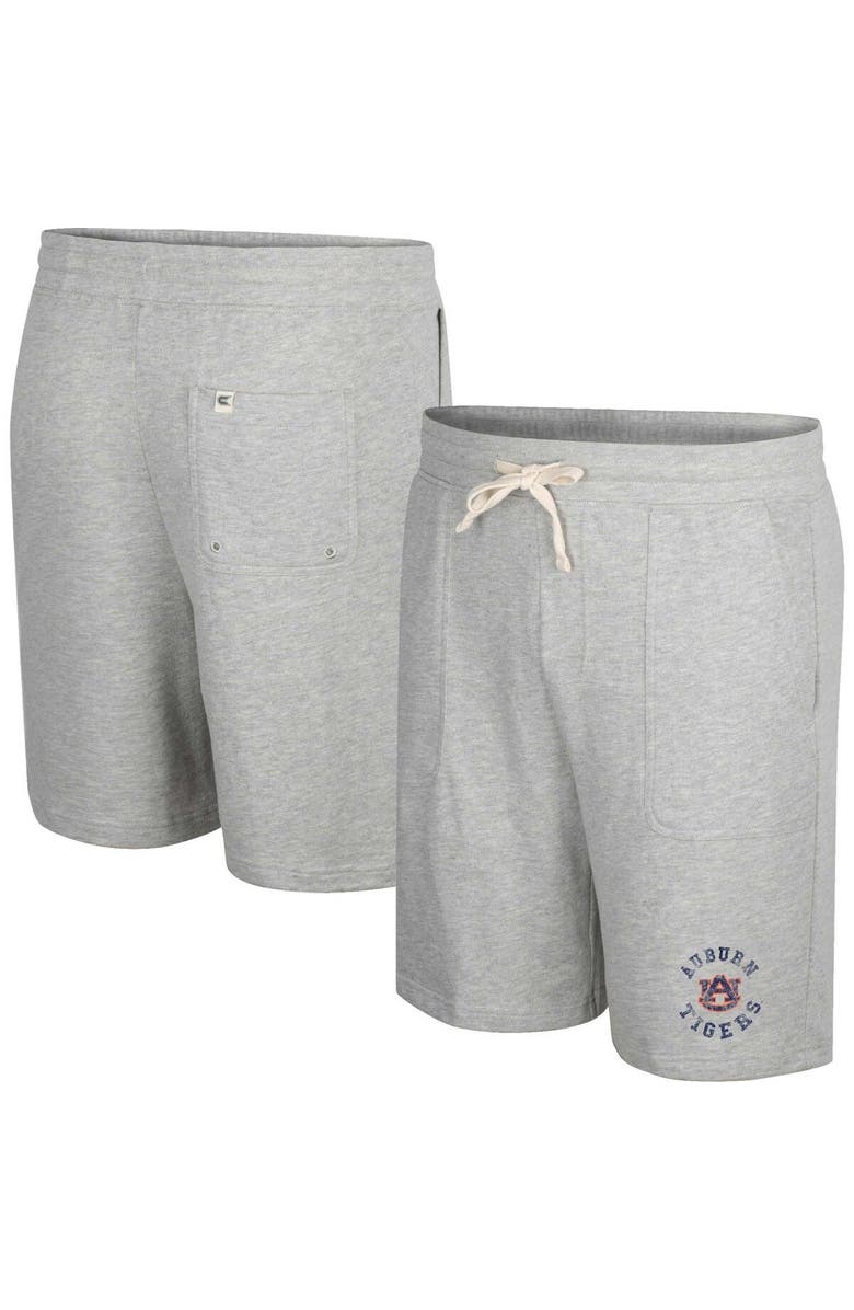COLOSSEUM Men's Colosseum Heather Gray Auburn Tigers Love To Hear This Terry Shorts, Main, color, Heather Gray