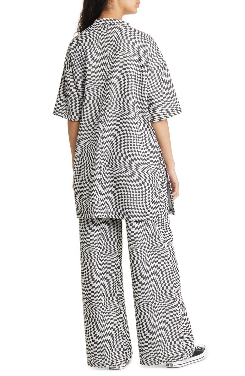 Dressed in Lala Next Level Oversize T-Shirt & High Waist Crop Pants, Alternate, color, 
