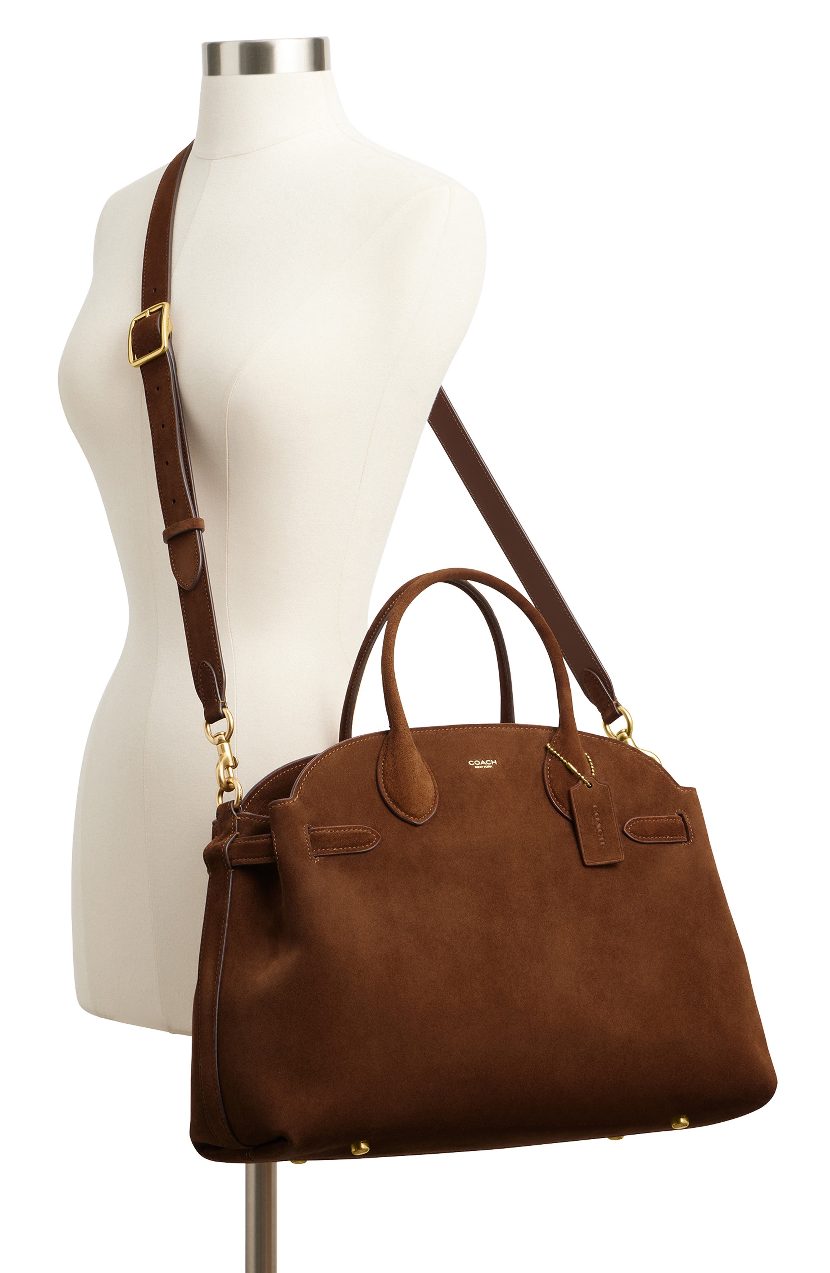 Soft Empire 40 Carryall Bag, Alternate, color, WARM BROWN
