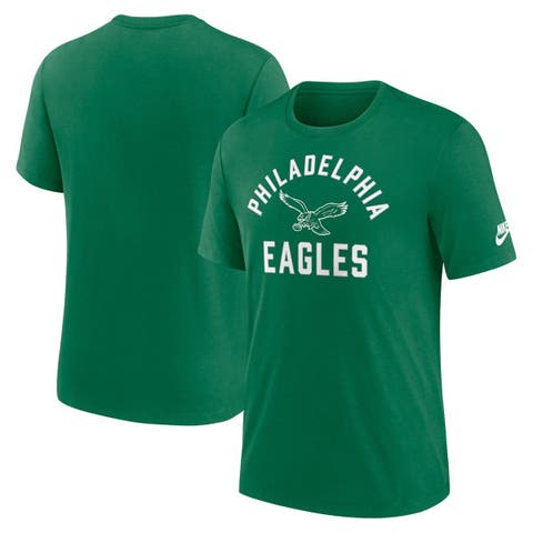 Men's Nike Midnight Green Philadelphia Eagles Favorable Timeline Tri-Blend T-Shirt