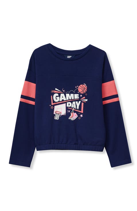 Girls Long Sleeve Varisty Top