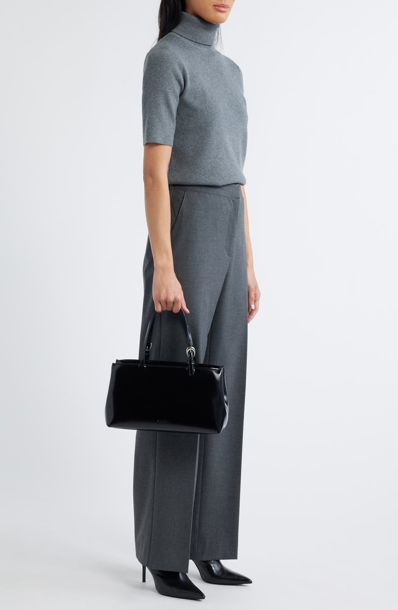 STAUD Brando Leather Shoulder Bag, Alternate, color,