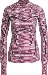 adidas by Stella McCartney Print Long Sleeve Training Top