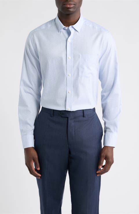 Ovation Non-Iron Cotton Button-Up Shirt