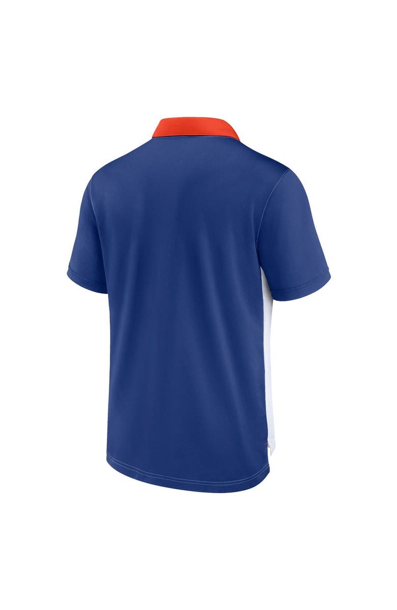 Nike Men's Nike  White/Royal New York Mets Rewind Stripe Polo, Alternate, color, White