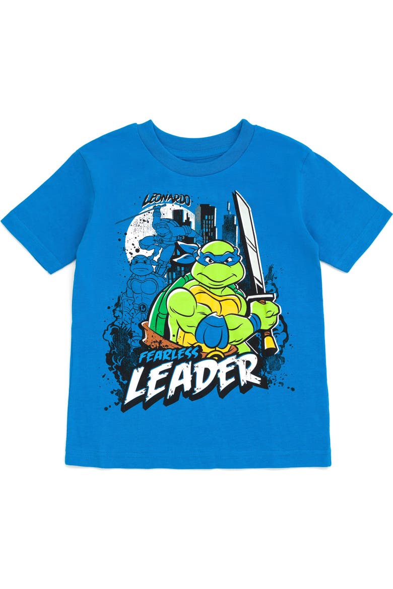 4-Pack T-Shirts, Alternate, color, Blue Purple Red Gray