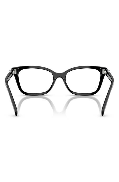 Tory Burch 53mm Phantos Optical Glasses In Black
