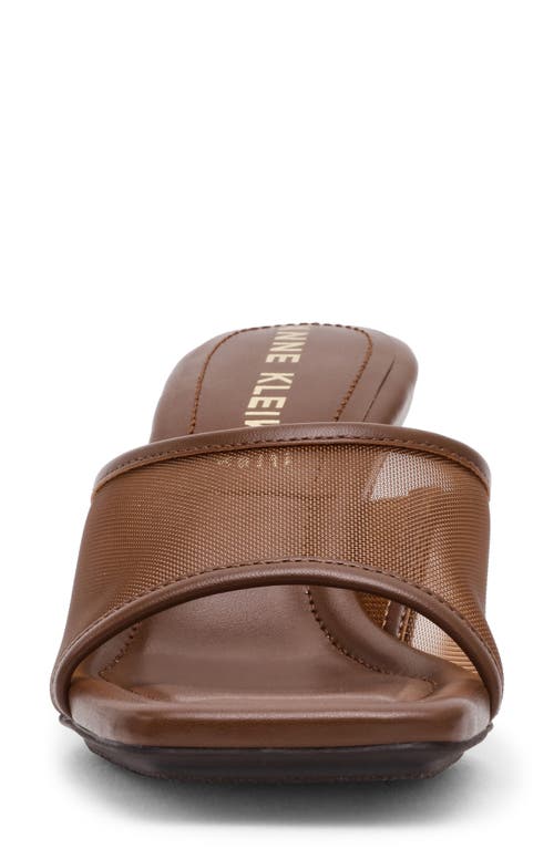 Anne Klein Julie Slide Sandal In Brown