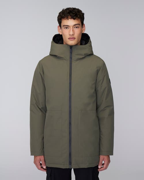 Quartz Co. Jules | Hooded Down Winter Jacket In Olive