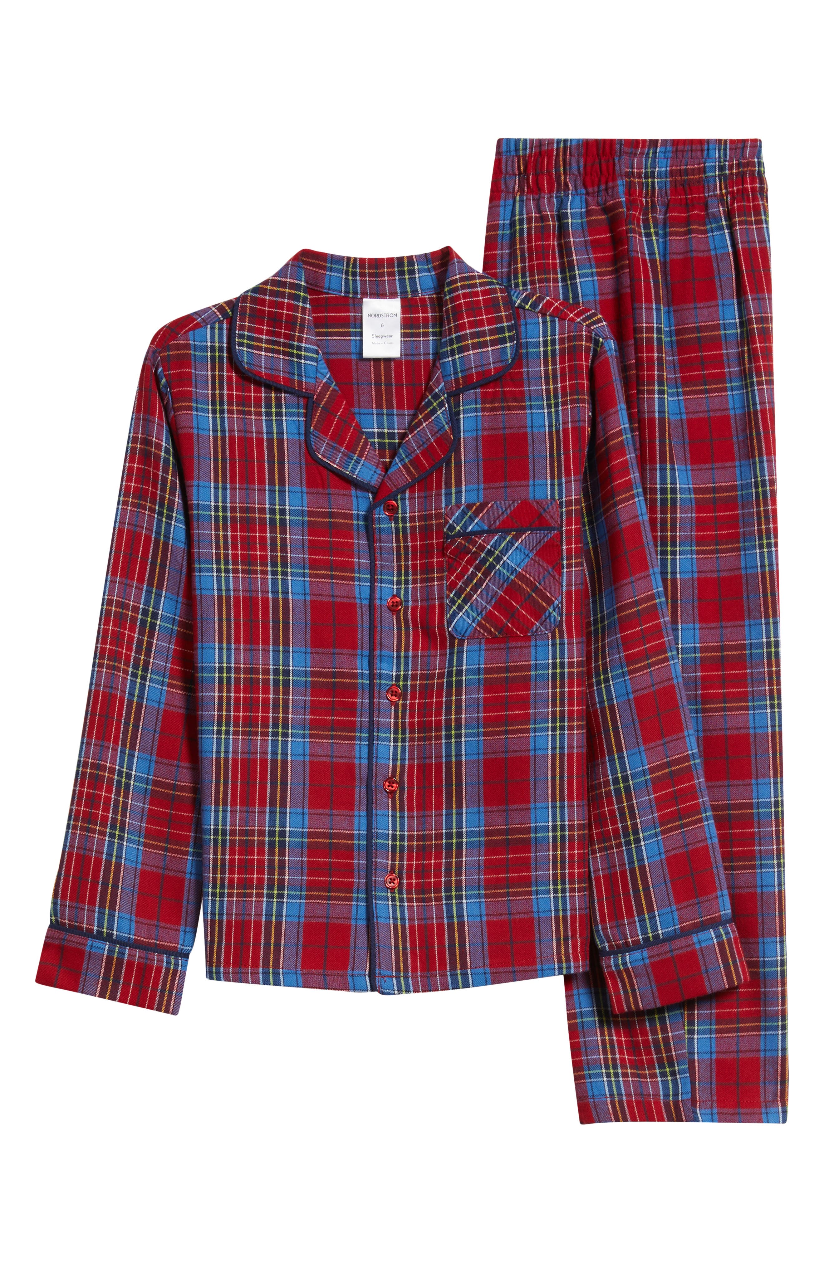 Nordstrom Kids' Plaid Flannel Pajamas