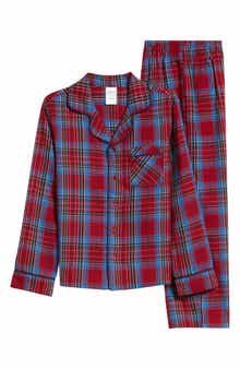 Nordstrom Kids' Plaid Flannel Pajamas