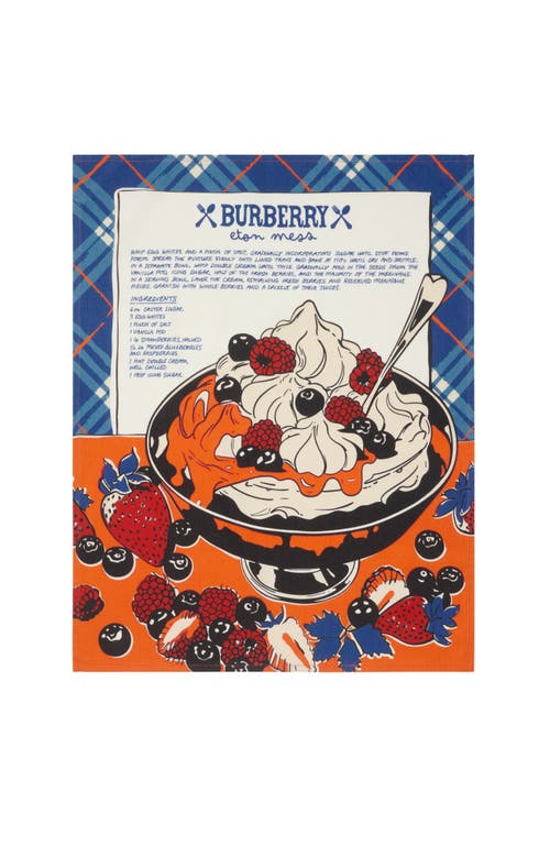 Burberry Recipe Tea Towel Set In Knight