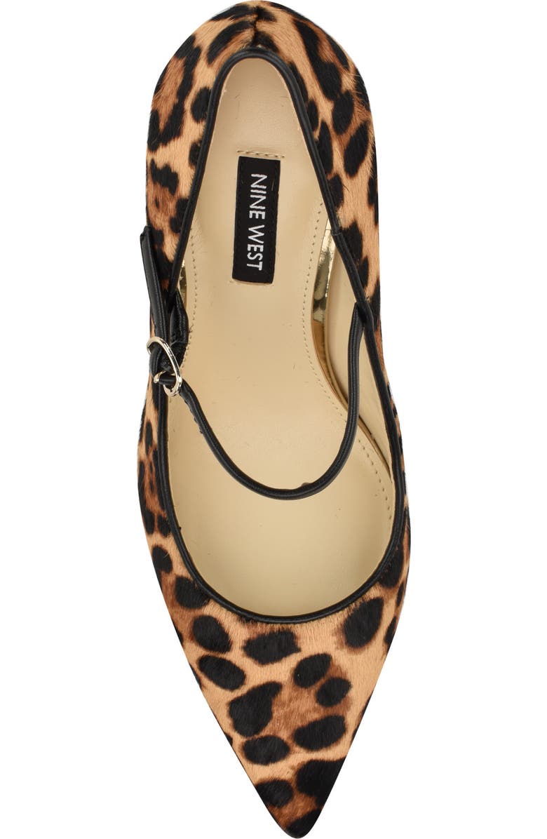 Nine West Carline Genuine Calf Hair Pump, Alternate, color, Dark Natural 121