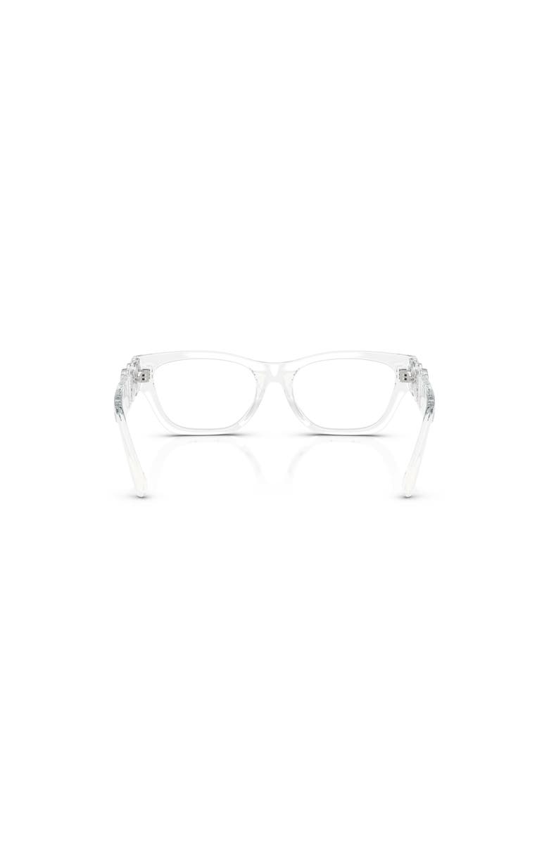 Versace 46mm Round optical glasses, Alternate, color, Transparent