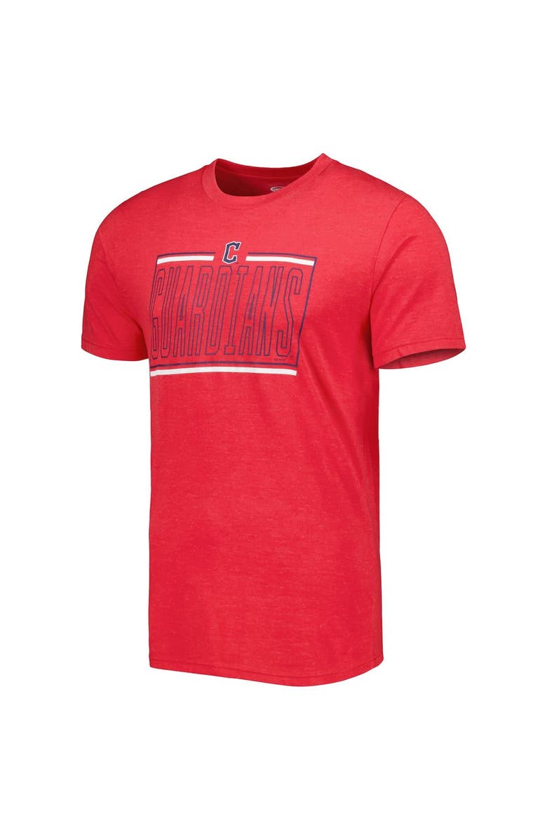 CONCEPTS SPORT Men's Concepts Sport Navy/Red Cleveland Guardians Meter T-Shirt and Shorts Sleep Set, Alternate, color, Navy