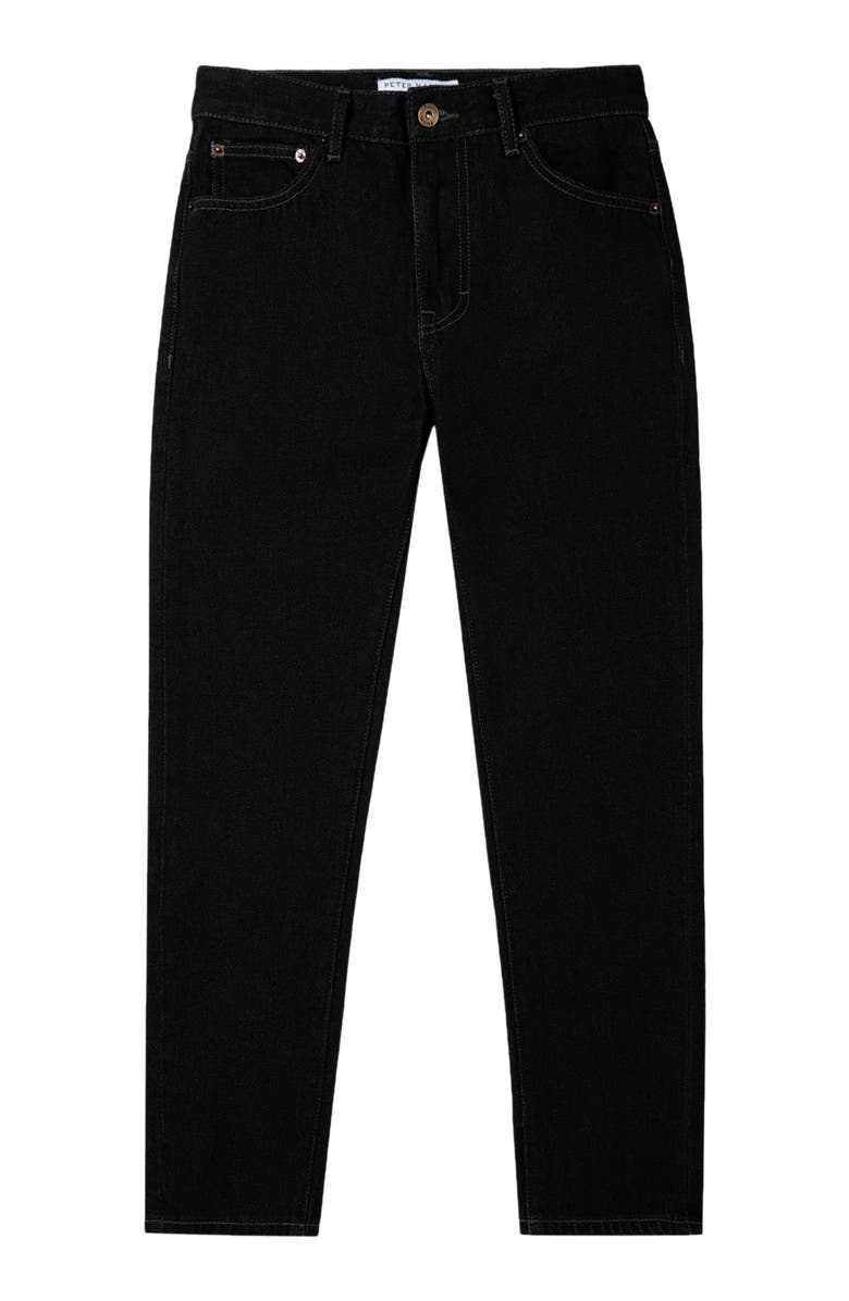 Peter Manning PMNYC Jeans Slim Fit, Alternate, color, Black - Short