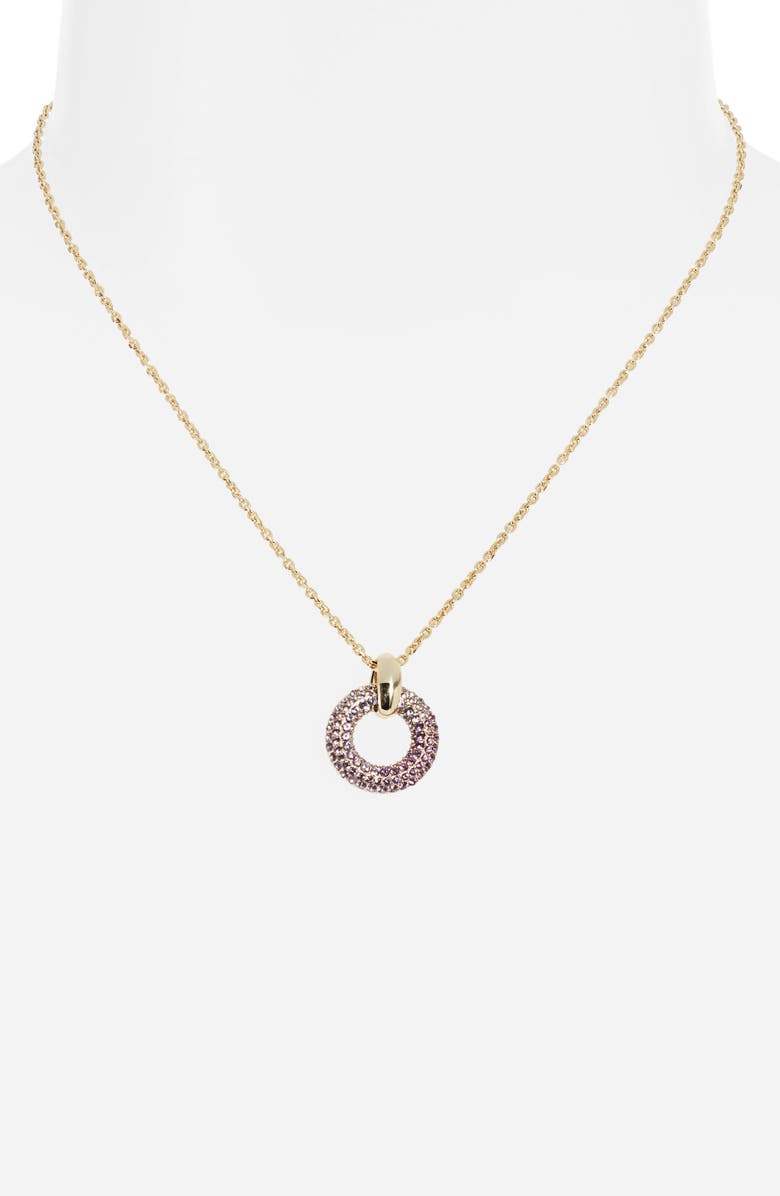 Kendra Scott Mikki Pavé Pendant Necklace, Alternate, color,