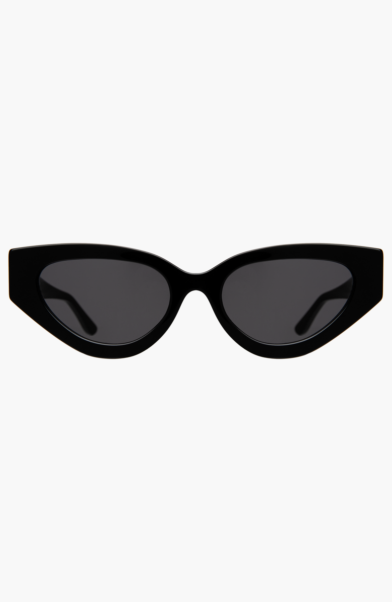 Illesteva Mary Lou Sunglasses, Main, color, Black / Grey