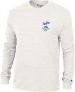 Champion Men's Champion White Los Angeles Dodgers Cooperstown Winning Tradition Tri-Blend Long Sleeve T-Shirt