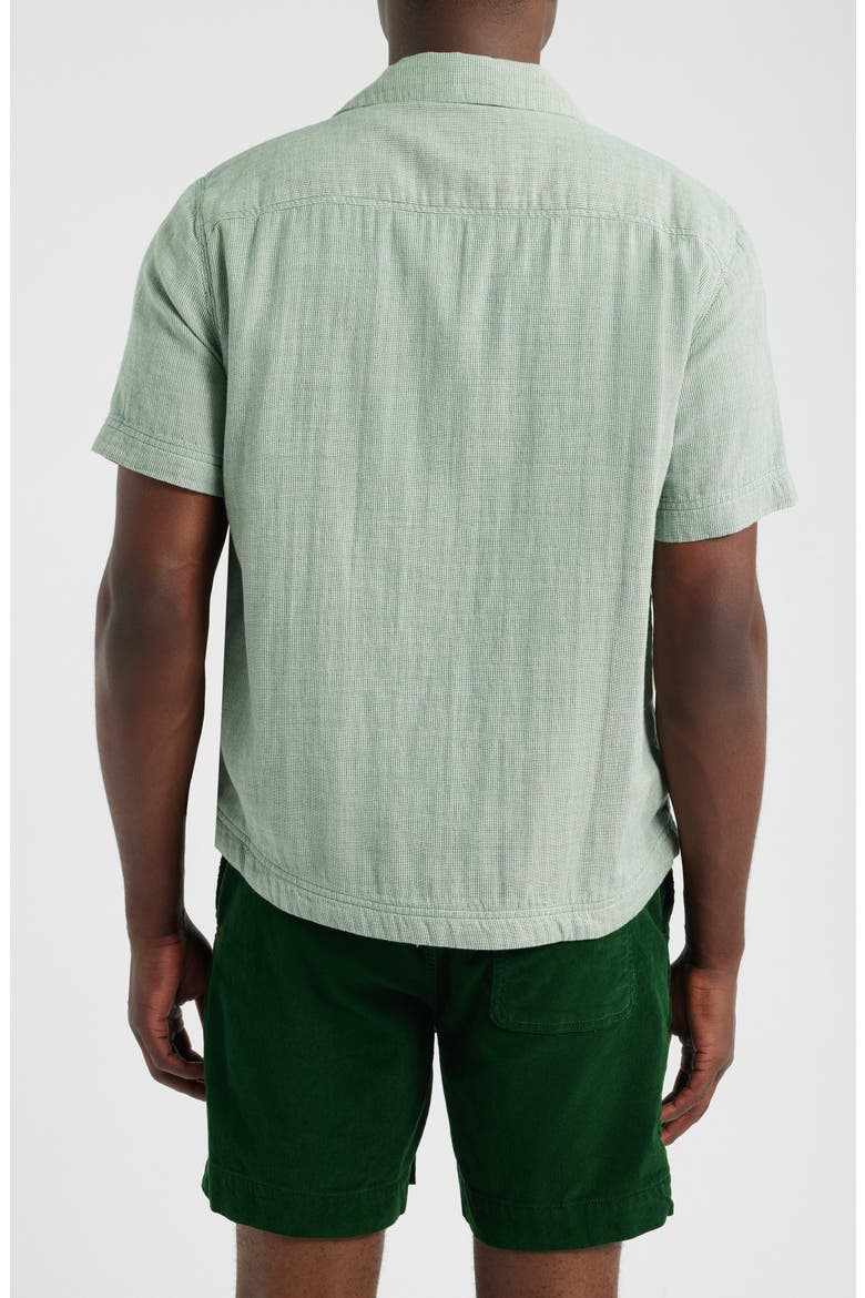 The Cliffs Summer Cloth Camp Shirt, Alternate, color, IRISH RACING GREEN STRIPE