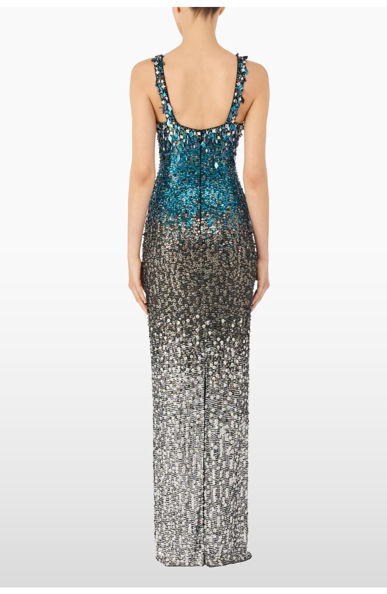Jenny Packham Decora Sequin-Embellished Maxi Dress, Alternate, color, Liquorice