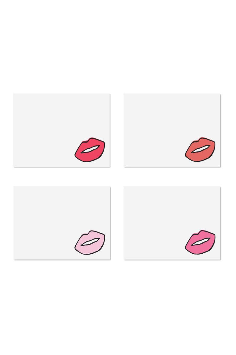 Kiss & Tell Place Card Set, Main, color, KISS AND TELL