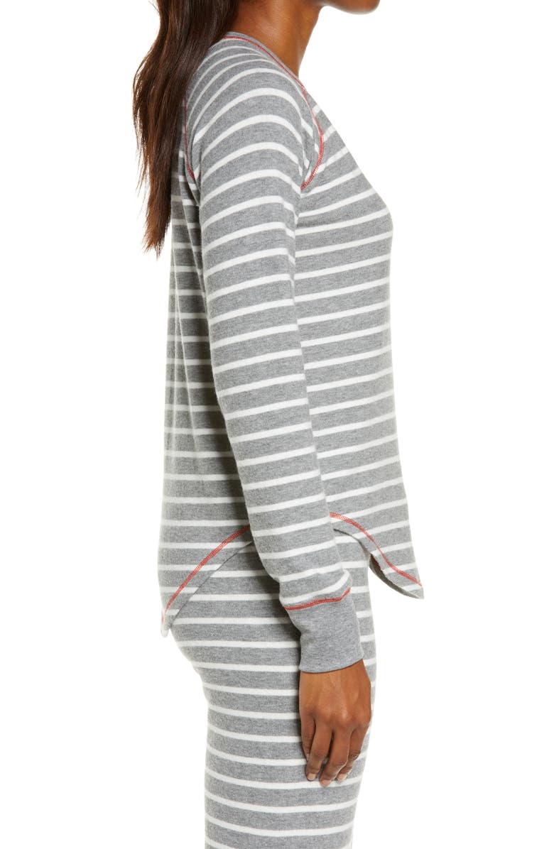 PJ Salvage Joyful Stripe Pajama Top, Alternate, color,