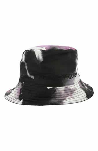McQueen Watercolor Embroidered Bucket Hat