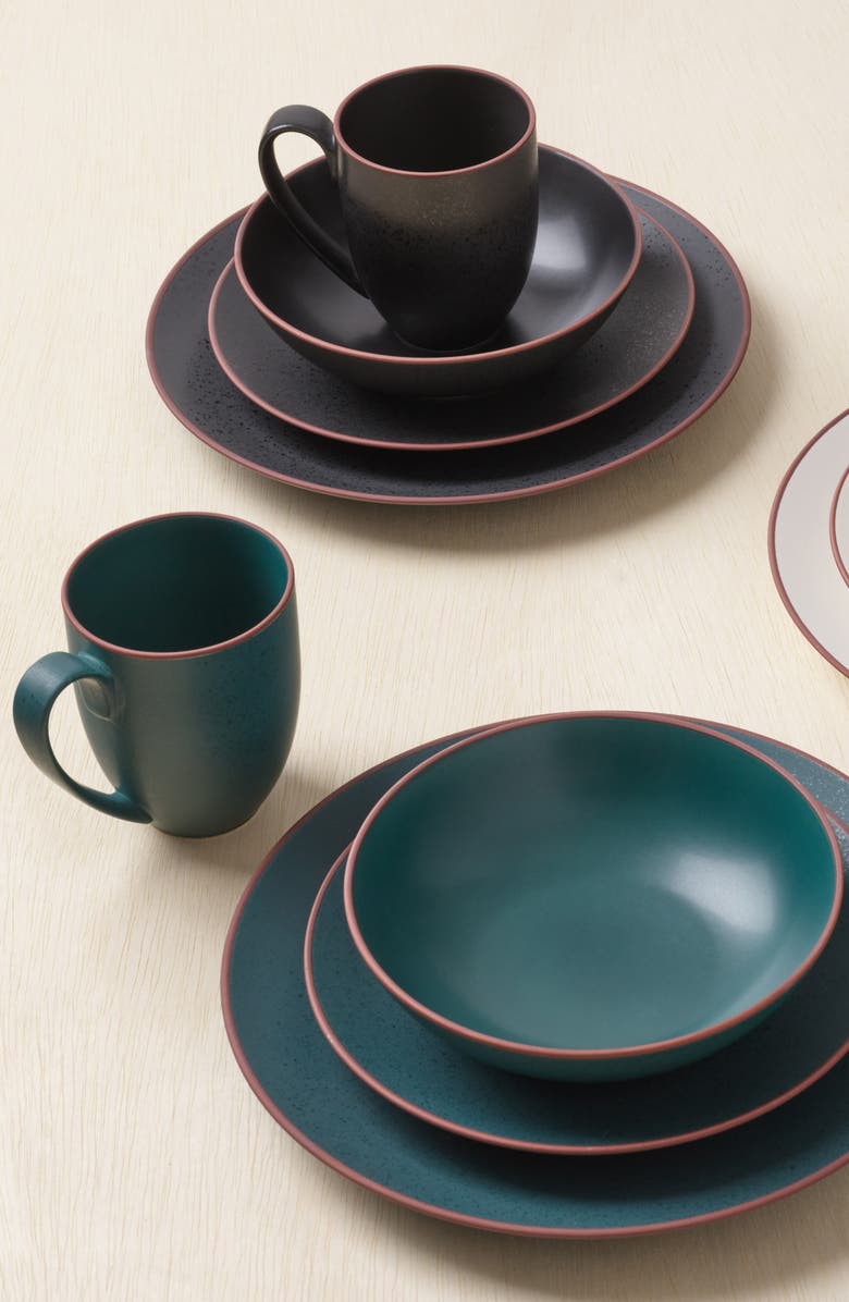 Nambé Taos 4-Piece Place Setting, Alternate, color, Black