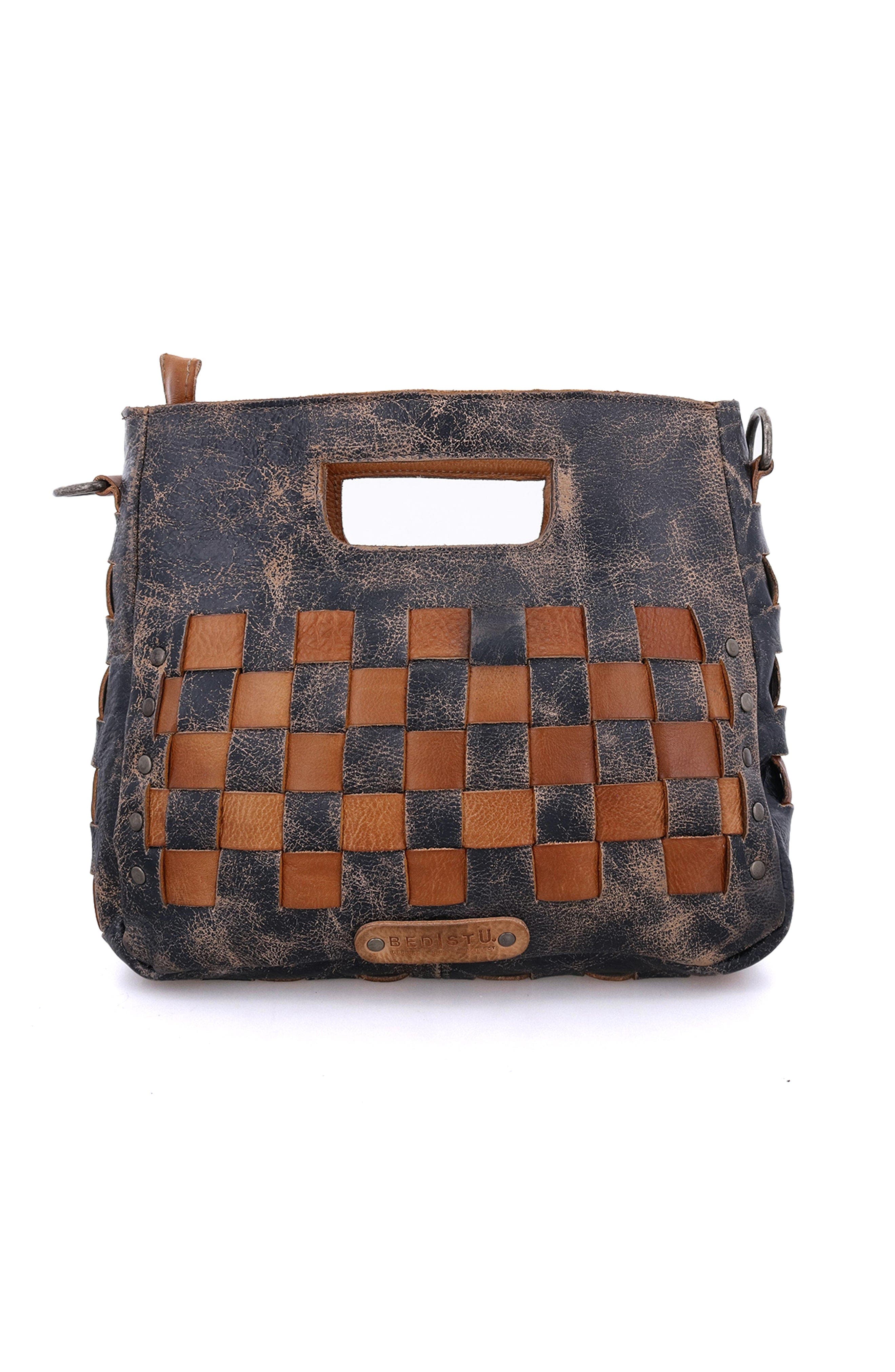 Bed Stu Keiki Handbag, Alternate, color, Black Lux Tan Rustic