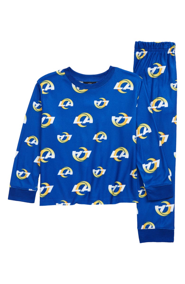 NFL Kids' Los Angeles Rams Team Logo Pajamas, Main, color, 