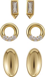 Vince Camuto Set of 3 Assorted Stud Earrings