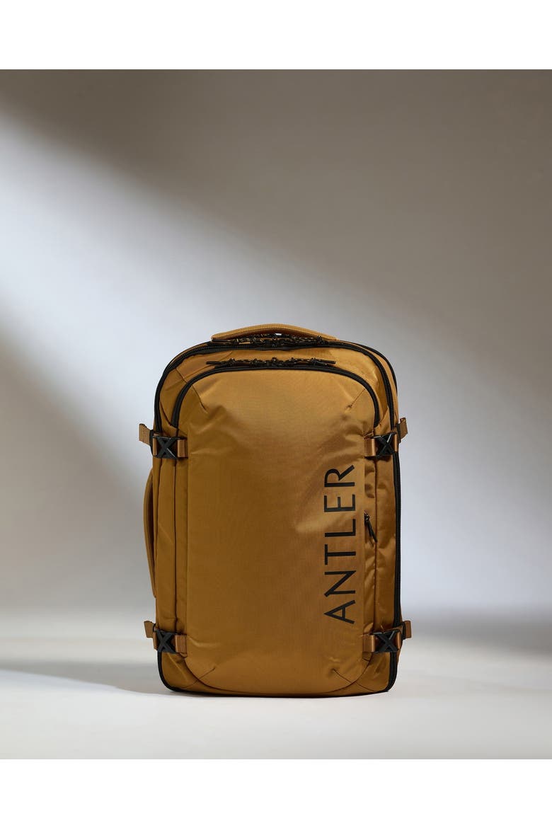 antler metis laptop trolley backpack - Essential Tote Backpack, Rucksack with Pocket, Suitcase Sleeve, Durable for Travel, Work, Gym Bag for Men & Women there are 2 side mesh pockets one is zippered for secure storage Antler - Urban Light Backpack,