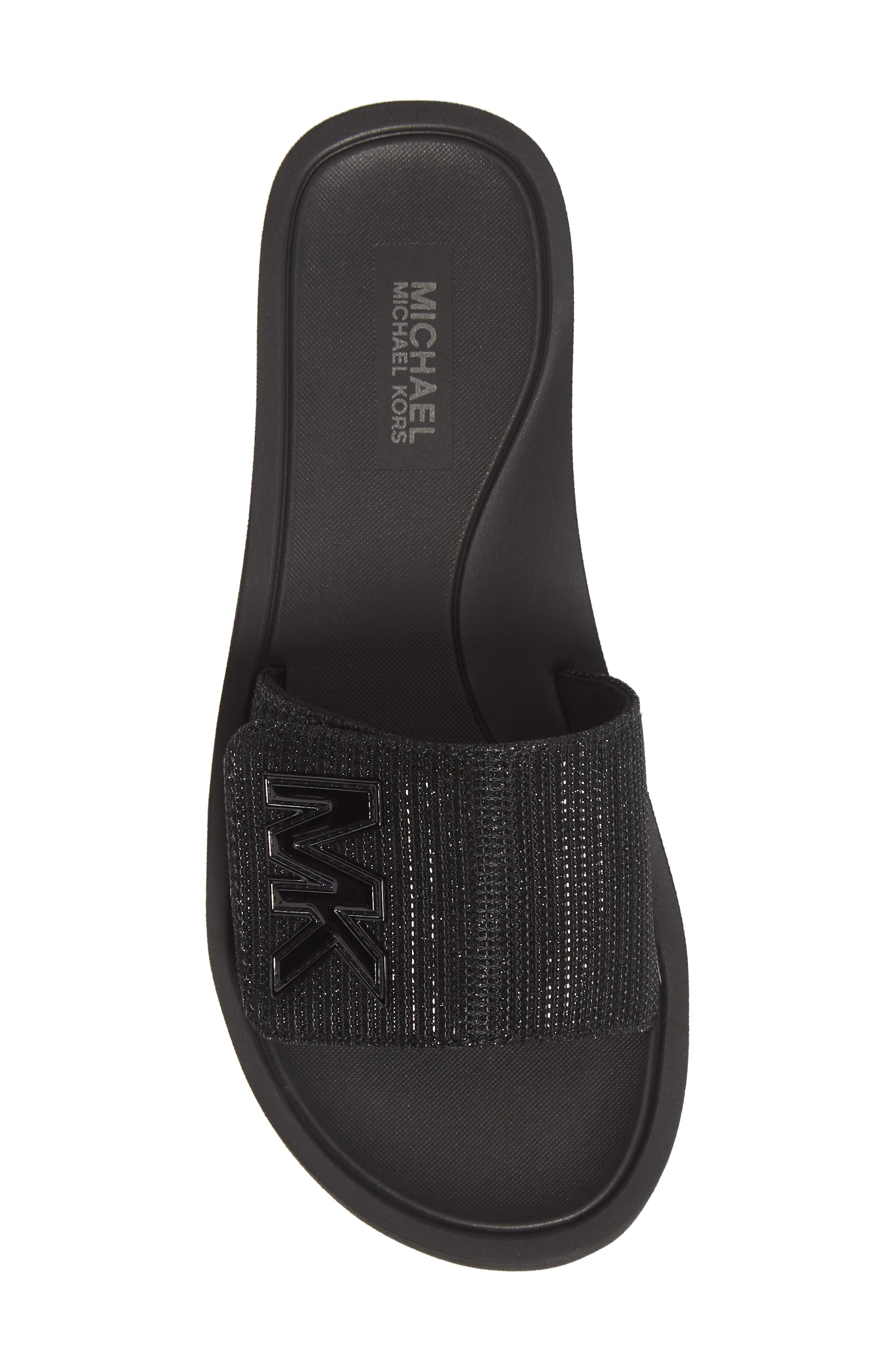 MICHAEL Michael Kors MK Platform Slide Sandal, Alternate, color, 