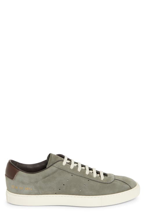 Common Projects Tennis 24 Nubuck Sneaker In Gray