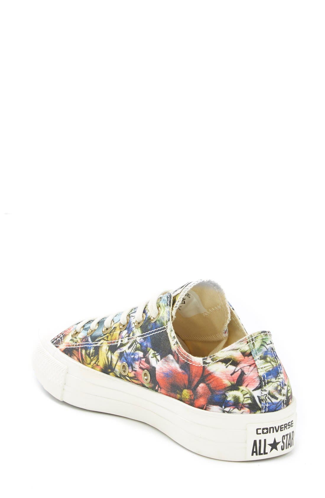 Chuck Taylor® Floral Print Sneaker, Alternate, color, FLORAL MULTI