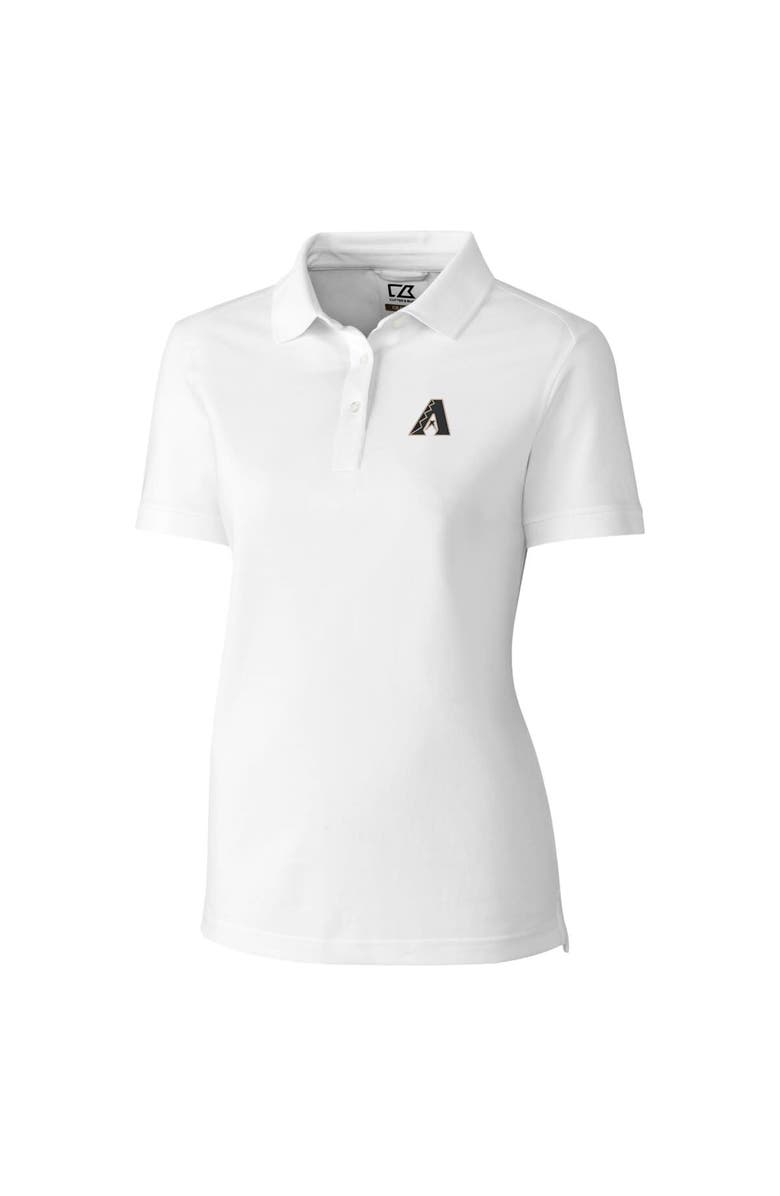 Cutter & Buck Women's Cutter & Buck White Arizona Diamondbacks City Connect DryTec Advantage Tri-Blend Pique Polo, Alternate, color, 