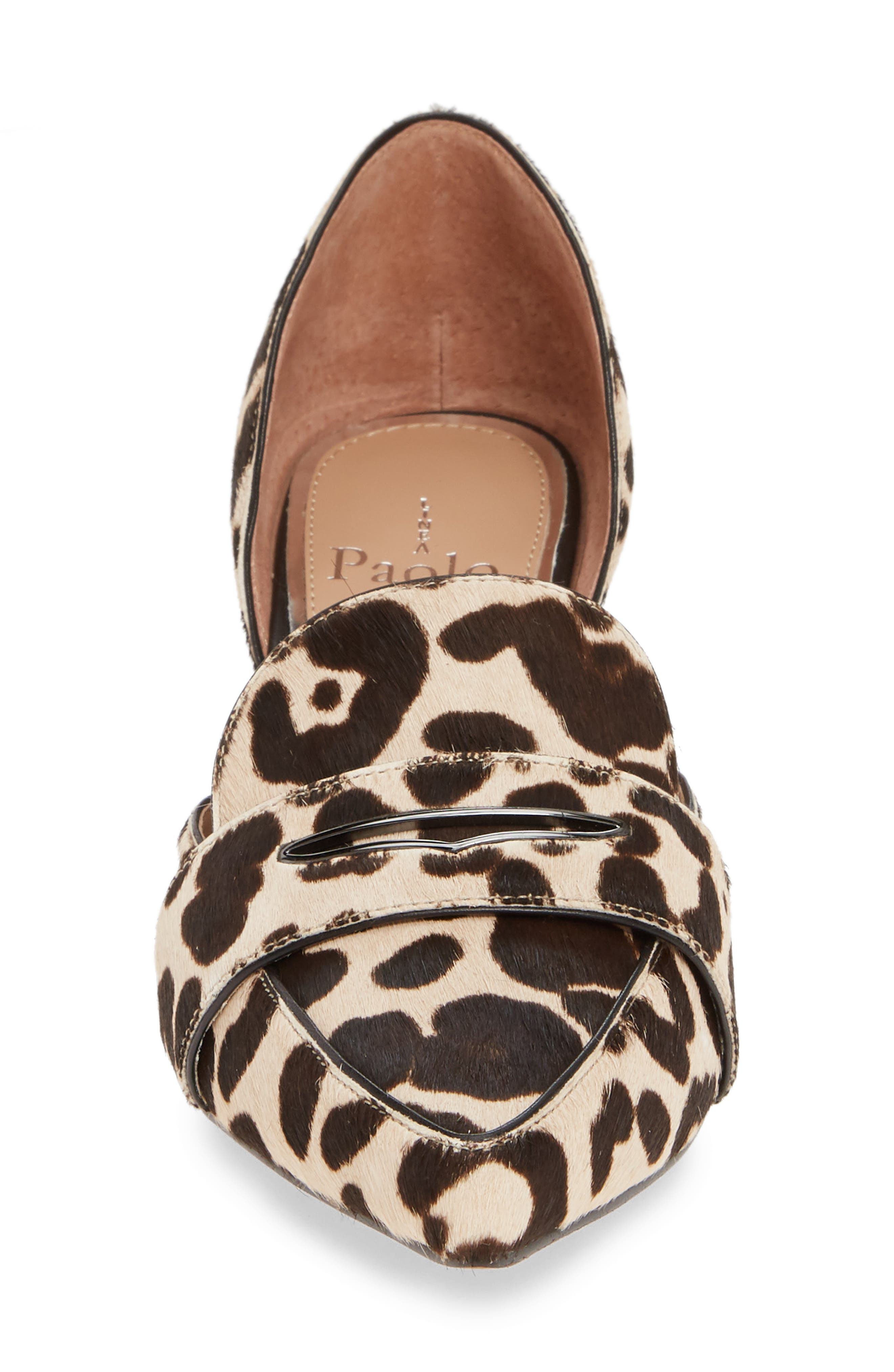 Cache Pump, Alternate, color, WHITE/ BLACK CALF HAIR