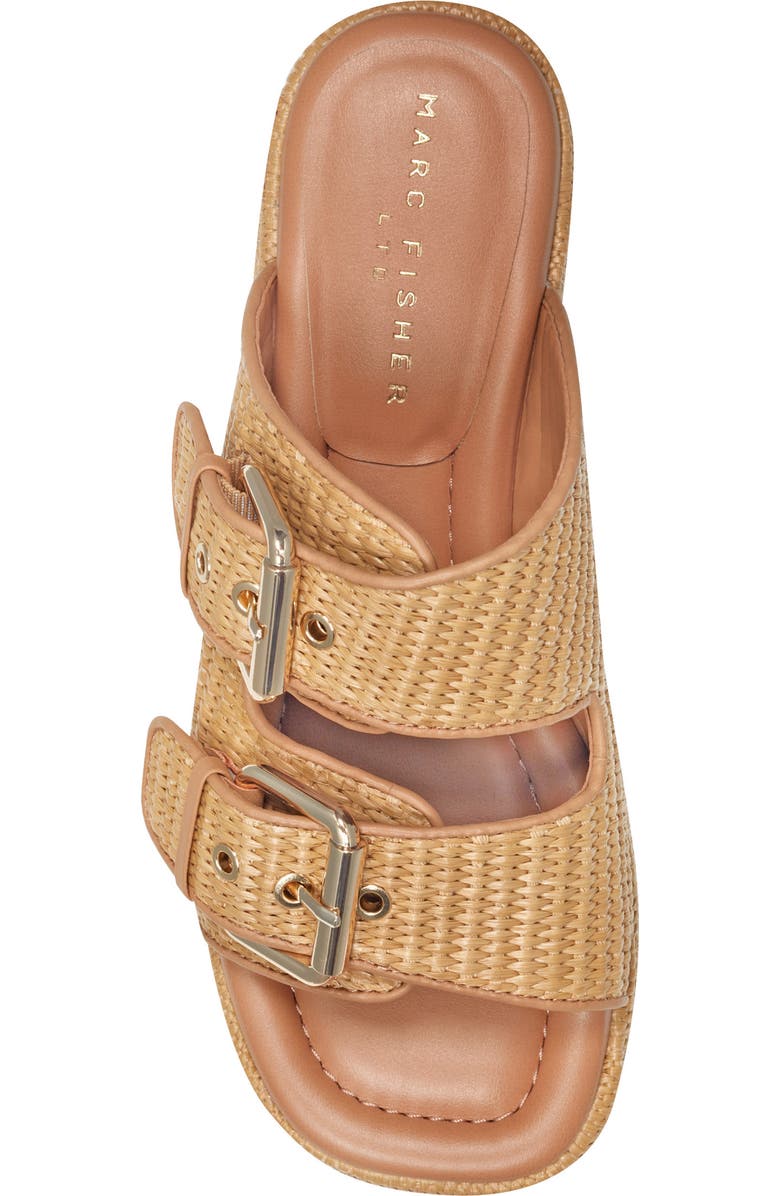 Marc Fisher LTD Poppy Platform Sandal, Alternate, color, Beige